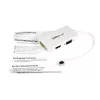 StarTech.com kelioninis A/V adapteris: 3-in-1 Mini DisplayPort į VGA, DVI arba HDMI keitiklis – baltas