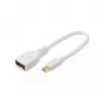 MicroConnect MDPDP Mini DisplayPort–DisplayPort kabelis 0,15 m baltas
