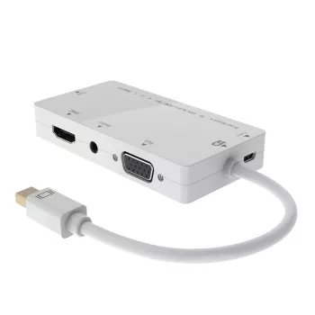 Microconnect MDPDVIHDMIVGAAA nešiojamojo kompiuterio dokas / prievadų replikatorius baltas