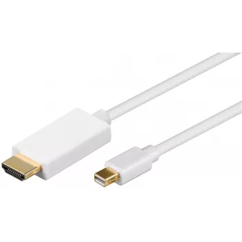 Microconnect MDPHDMI1 vaizdo kabelio adapteris 1 m Mini DisplayPort → HDMI A tipas Baltas