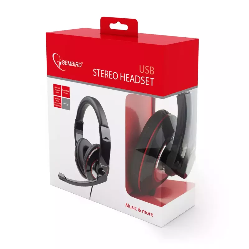 Ausinės Gembird MHS-U-001 USB laidinės
