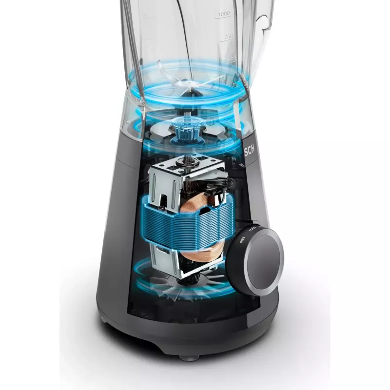 Stalo blenderis Bosch Serie 4 MMB6141B — 1200 W, 1,5 l Tritan indas, 2 greičiai, ledo smulkinimas, juodas