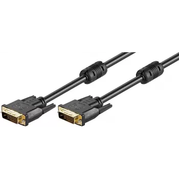 Microconnect MONCC2F DVI-D kabelis 2 m, juodas