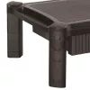 StarTech.com MONSTADJD – Reguliuojamo aukščio monitoriaus stovas su stalčiumi, laisvai pastatomas, 10 kg, 33–81,3 cm, juodas