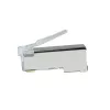 RJ-45 jungtis LogiLink MP0070 (Cat.6A, 10 Gbps, sidabrinė, 50 vnt.)