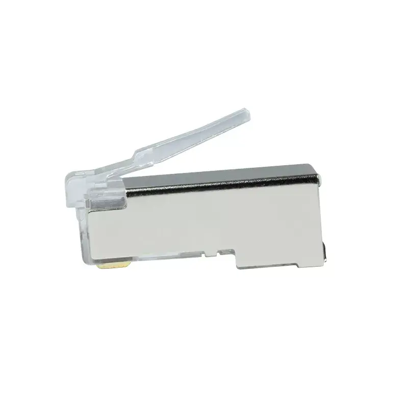 RJ-45 jungtis LogiLink MP0070 (Cat.6A, 10 Gbps, sidabrinė, 50 vnt.)
