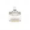 RJ-45 jungtis LogiLink MP0070 (Cat.6A, 10 Gbps, sidabrinė, 50 vnt.)