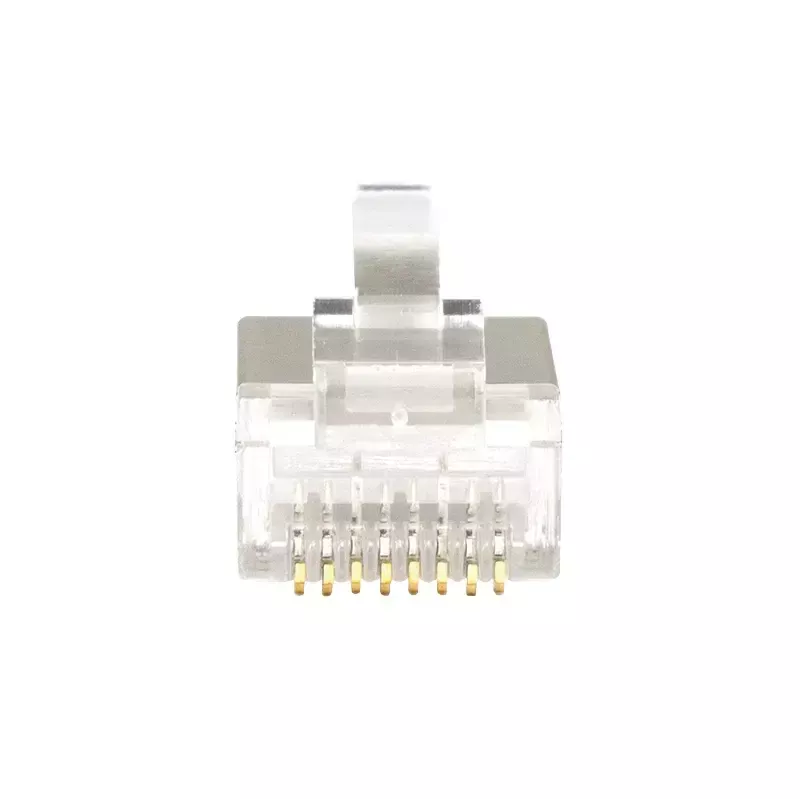 RJ-45 jungtis LogiLink MP0070 (Cat.6A, 10 Gbps, sidabrinė, 50 vnt.)