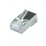 RJ-45 jungtis LogiLink MP0070 (Cat.6A, 10 Gbps, sidabrinė, 50 vnt.)