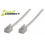 Telefono kabelis Microconnect MPK102 RJ12 RJ12 2 m Baltas