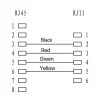 Telefono laidas Microconnect MPK453S RJ11 RJ45 3 m Juodas