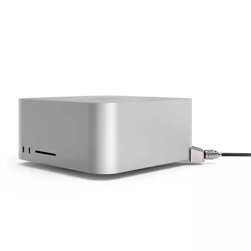 Compulocks Mac Studio Ledge Lock Adapter rakinamas kabelio spynos adapteris sidabrinis