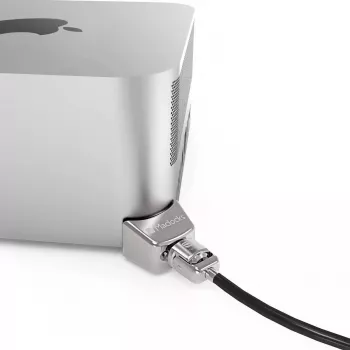 Compulocks Mac Studio Ledge Lock Adapter rakinamas kabelio spynos adapteris sidabrinis
