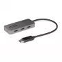 StarTech.com 3 prievadų MST šakotuvas – DisplayPort į 3x HDMI, trys 4K 60Hz monitoriai, DP 1.4 kelių monitorių vaizdo adapteris, 30 cm įmontuotas kabelis, maitinamas per USB, tik Windows