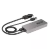 StarTech.com 3 prievadų MST šakotuvas – DisplayPort į 3x HDMI, trys 4K 60Hz monitoriai, DP 1.4 kelių monitorių vaizdo adapteris, 30 cm įmontuotas kabelis, maitinamas per USB, tik Windows