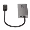 StarTech.com 3 prievadų MST šakotuvas – DisplayPort į 3x HDMI, trys 4K 60Hz monitoriai, DP 1.4 kelių monitorių vaizdo adapteris, 30 cm įmontuotas kabelis, maitinamas per USB, tik Windows