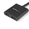 StarTech.com 2 prievadų kelių monitorių adapteris – Mini DisplayPort į 2x DisplayPort MST šakotuvas – dviguba 4K 30Hz – vaizdo skirstytuvas išplėstiniam darbalaukiui Windows kompiuteriuose – mDP 1.2 į 2x DP