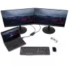 StarTech.com 2 prievadų kelių monitorių adapteris – Mini DisplayPort į 2x DisplayPort MST šakotuvas – dviguba 4K 30Hz – vaizdo skirstytuvas išplėstiniam darbalaukiui Windows kompiuteriuose – mDP 1.2 į 2x DP