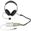 Adapteris ausinėms StarTech.com White 3,5 mm 4 pozicijų į 2x 3 pozicijų M/F