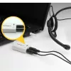 Adapteris ausinėms StarTech.com White 3,5 mm 4 pozicijų į 2x 3 pozicijų M/F
