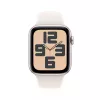 Išmanusis laikrodis Apple Watch SE GPS + Cellular 44mm Starlight aliuminio korpusas smėlio spalvos