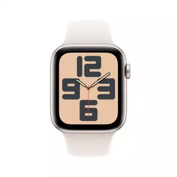 Išmanusis laikrodis Apple Watch SE GPS + Cellular 44mm Starlight aliuminio korpusas smėlio spalvos