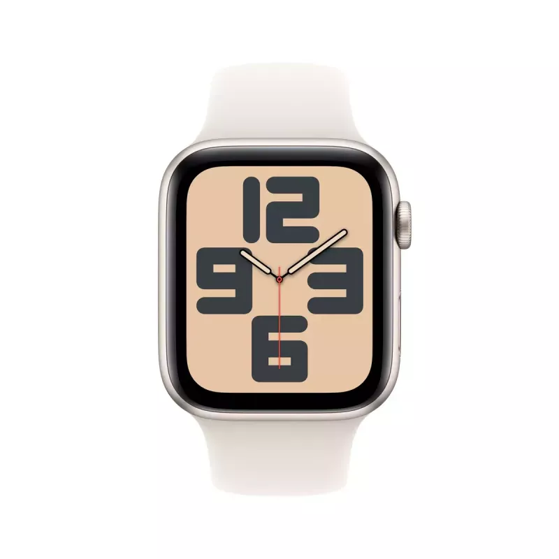 Išmanusis laikrodis Apple Watch SE GPS + Cellular 44mm Starlight aliuminio korpusas smėlio spalvos