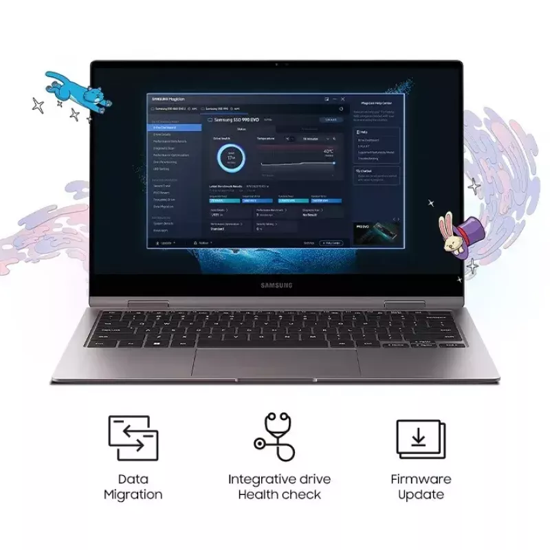 SSD diskas Samsung 990 EVO 2000 GB M.2 2280 NVMe MZ-V9E2T0BW