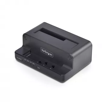 StarTech.com M.2 NVMe į 2,5/3,5 col. SATA diskų kopijavimo įrenginys, dviejų lizdų nepriklausomas SSD klonavimo / diskų dokas, dvikryptis NVMe į SATA / SATA į NVMe, iki 27 GB/min, TAA
