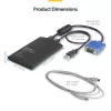 StarTech.com USB avarinės konsolės adapteris su failų perkėlimu ir vaizdo įrašymu