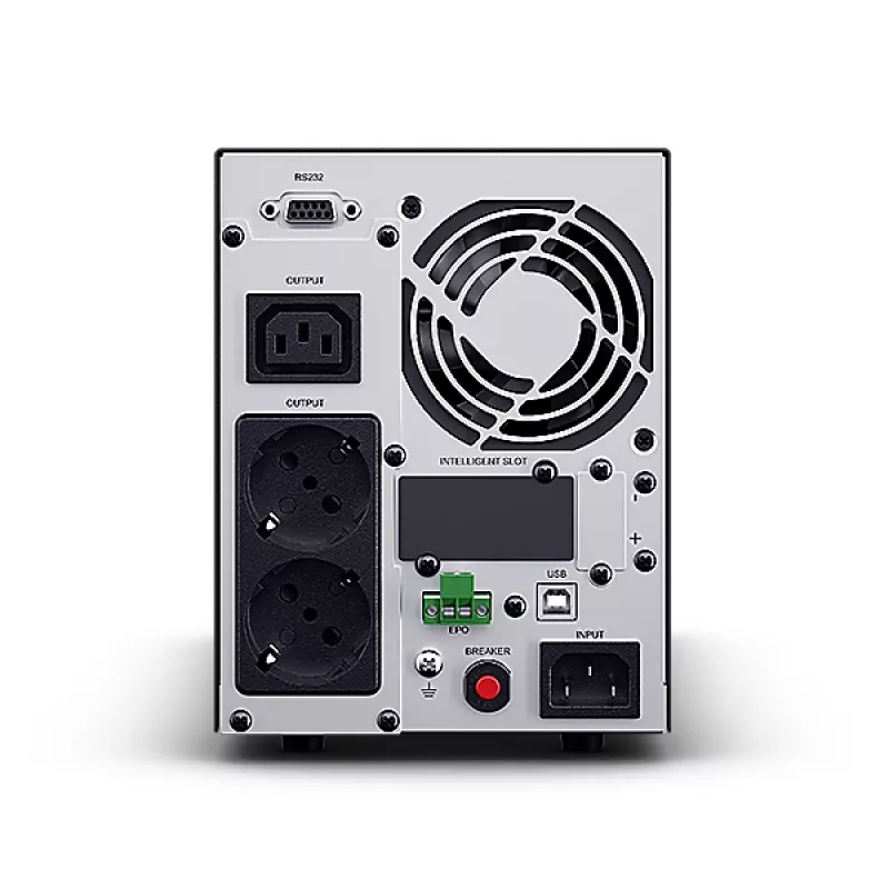 Nepertraukiamo maitinimo šaltinis CYBERPOWER OLS1000EA, Online dvigubo keitimo, 1 kVA/900 W, 3× IEC C13 lizdai, grynas sinusas, LCD, bokštas