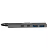 Origin Storage OS-HUB-USB3/C 4 prievadų USB 3.2 Gen 1 šakotuvas, 2 x USB-A, 2 x USB-C, pilkas