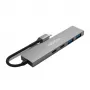 Origin Storage OS-HUB-USB3/C 4 prievadų USB 3.2 Gen 1 šakotuvas, 2 x USB-A, 2 x USB-C, pilkas