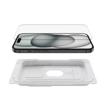 Apsauginis stiklas Belkin ScreenForce iPhone 15 grūdintas stiklas
