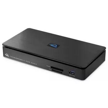 OWC Thunderbolt Pro Dock – belaidė stotelė Thunderbolt 3, juoda, 85W įkrovimas, 40 Gbit/s