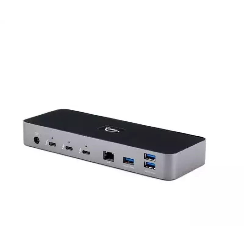 OWC Thunderbolt 4 dokas, juodai pilkas, 3,5 mm lizdas, Ethernet 1000 Mbit/s