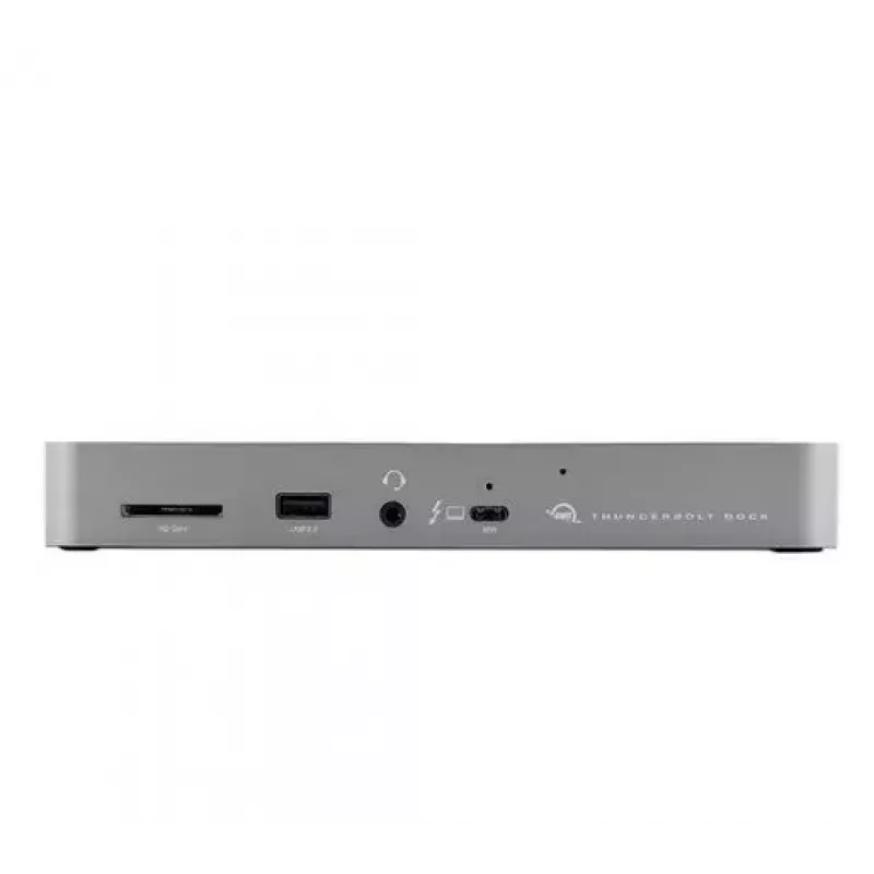 OWC Thunderbolt 4 dokas, juodai pilkas, 3,5 mm lizdas, Ethernet 1000 Mbit/s