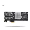 „StarTech.com“ 2 prievadų GbE SFP tinklo plokštė, PCIe 2.0 x1, Intel I350-AM2 2x 1GbE valdiklis, 1000BASE vario/šviesolaidžio, dviejų prievadų gigabito Ethernet NIC, skirta staliniams kompiuteriams/serveriams