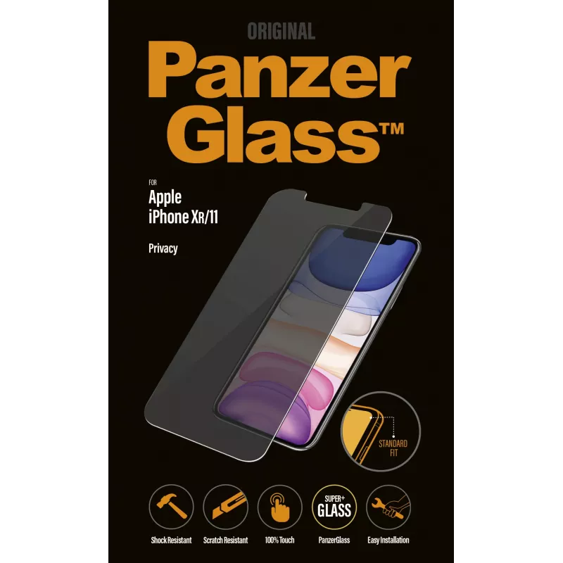 PanzerGlass ® Privatumo apsauginis stiklas iPhone 11 | XR | Standard Fit