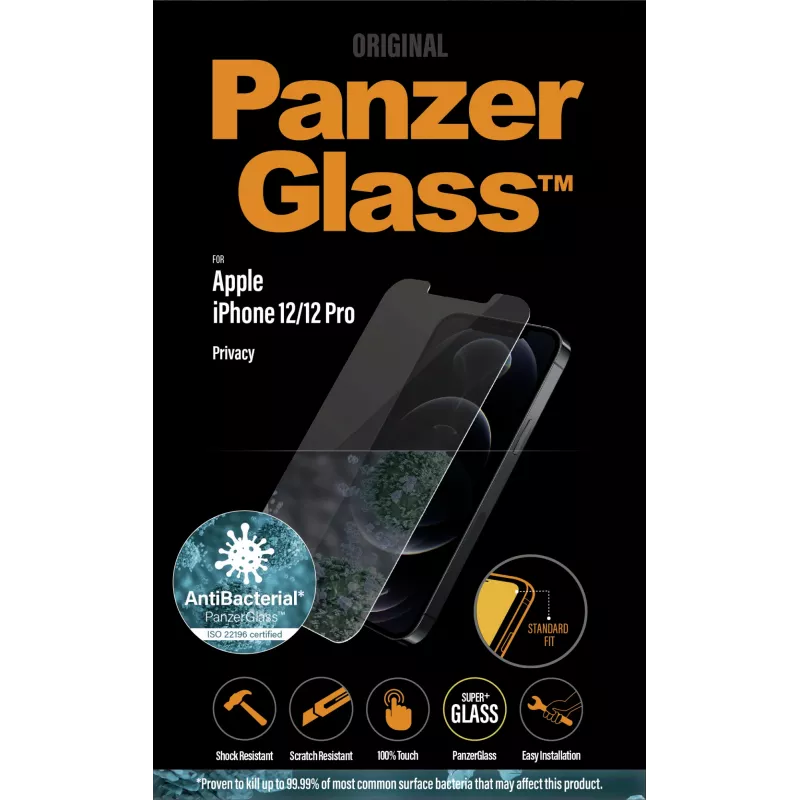 PanzerGlass ® Privatumo ekrano apsauga iPhone 12 | 12 Pro | Standard Fit