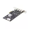 StarTech.com 4 prievadų USB PCIe kortelė, USB 3.2 5Gbps, PCI Express išplėtimo kortelė su 4 nepriklausomais USB valdikliais, 4x USB-A prievadai, Windows/macOS/Linux