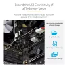 StarTech.com 4 prievadų USB PCIe kortelė, USB 3.2 5Gbps, PCI Express išplėtimo kortelė su 4 nepriklausomais USB valdikliais, 4x USB-A prievadai, Windows/macOS/Linux