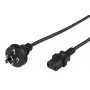 Microconnect PE010418AUSTRALIA maitinimo laidas, juodas, 1,8 m, C13 jungtis