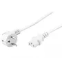 MicroConnect PE010430W maitinimo laidas baltas 3 m Kištukas E+F C13 jungtis