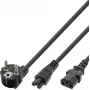 Microconnect PE011418 Y tipo maitinimo laidas su Schuko kištuku, 1× IEC C13 ir 1× IEC C5, 1,8 m