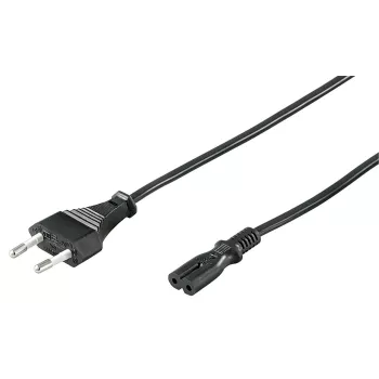 MicroConnect PE030730 maitinimo laidas 3 m C7 kištukas Juodas