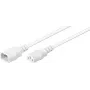 Microconnect PE040605W maitinimo laidas baltas 0,5 m C14 kištukas C13 lizdas