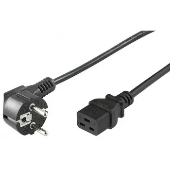 MicroConnect PE07719005 maitinimo laidas juodas 0,5 m CEE7/7 C19 mova