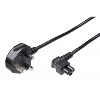 MicroConnect PE090818A maitinimo laidas 1,8 m, juodas, G tipo kištukas, C5 jungtis