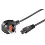 MicroConnect PE090830 maitinimo laidas 3 m, juodas, G tipo kištukas – C5 jungtis